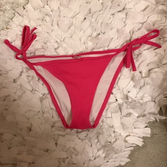 Bright Pink VS String Bikini Bottom - Picture 2 of 5